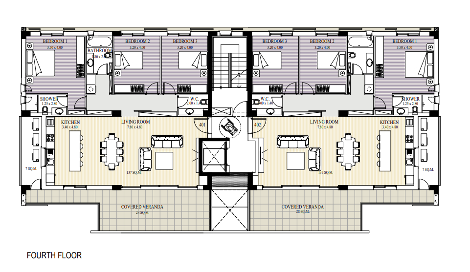 Forth Floor Plan