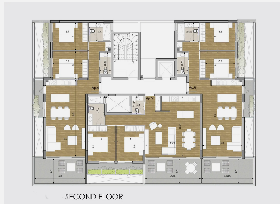second floor plan