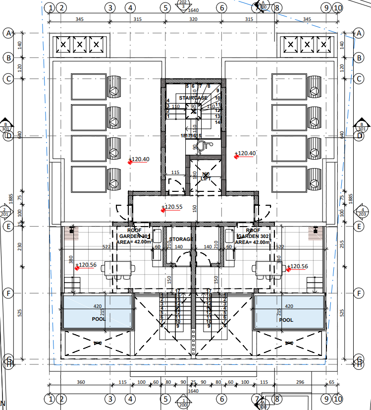 Sapphire Roof Garden Plan