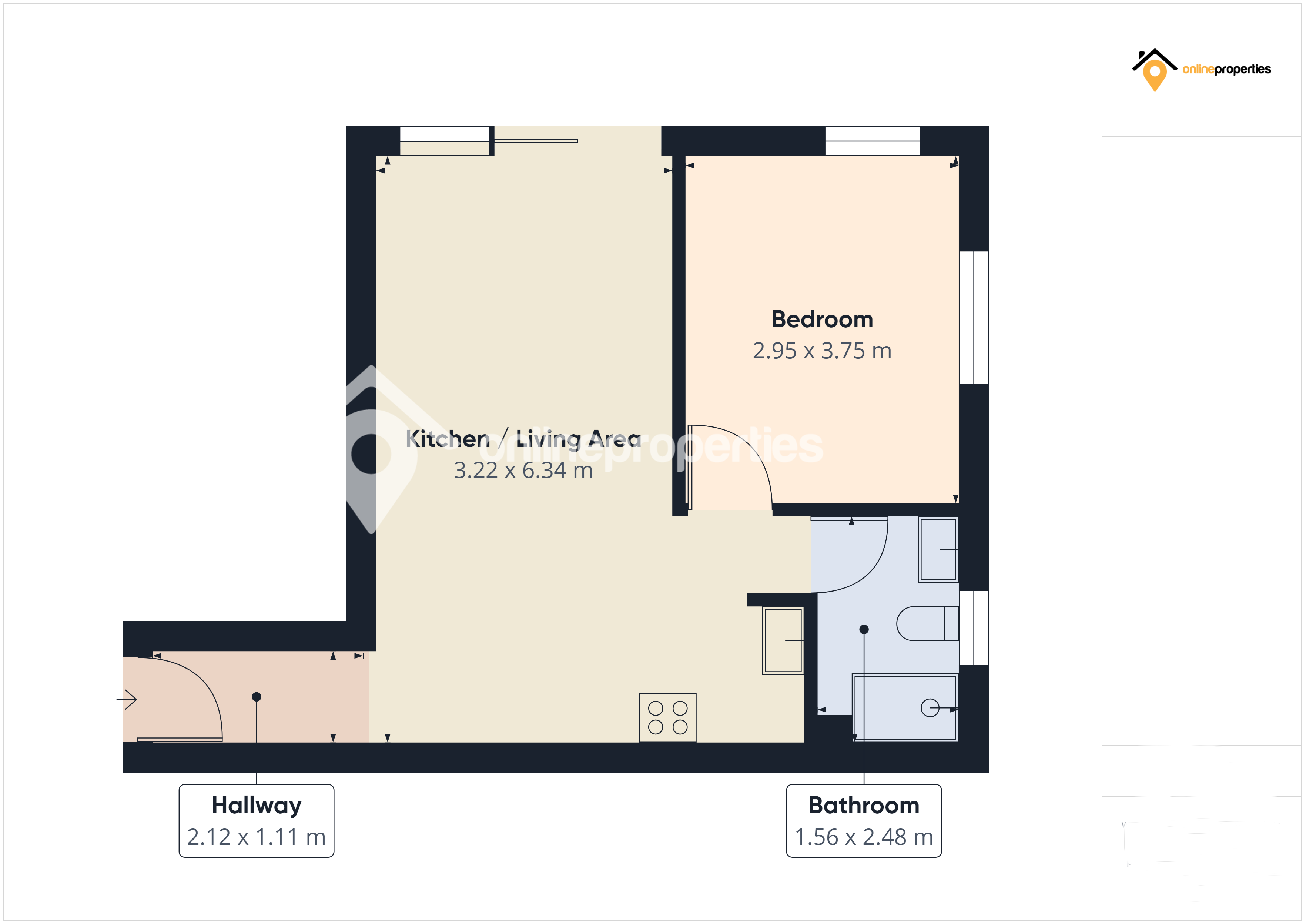 floor plan flat 204