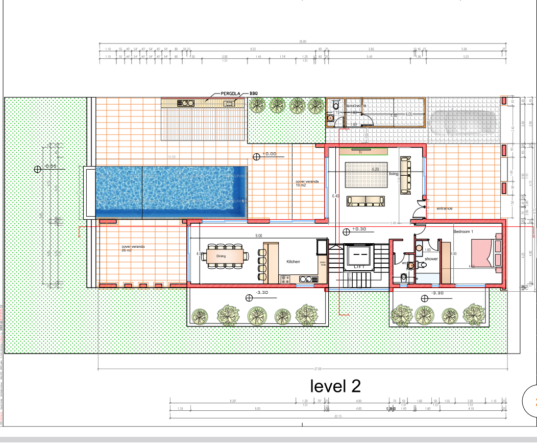 type C villa level  2