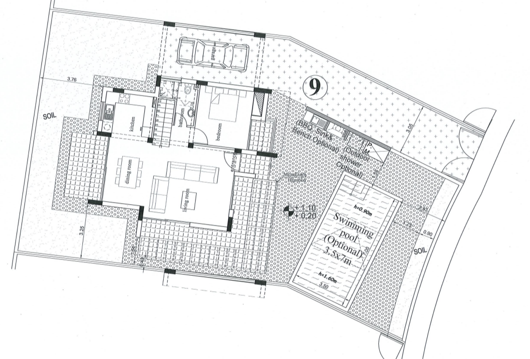 Villa B1 Ground Floor Plans