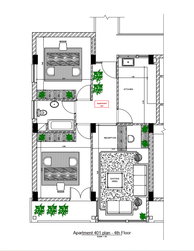 office 401. 4rth floor