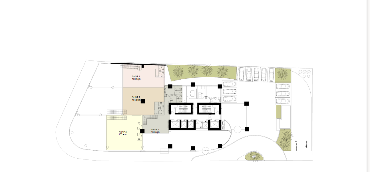Mezzanine Second Floor shops