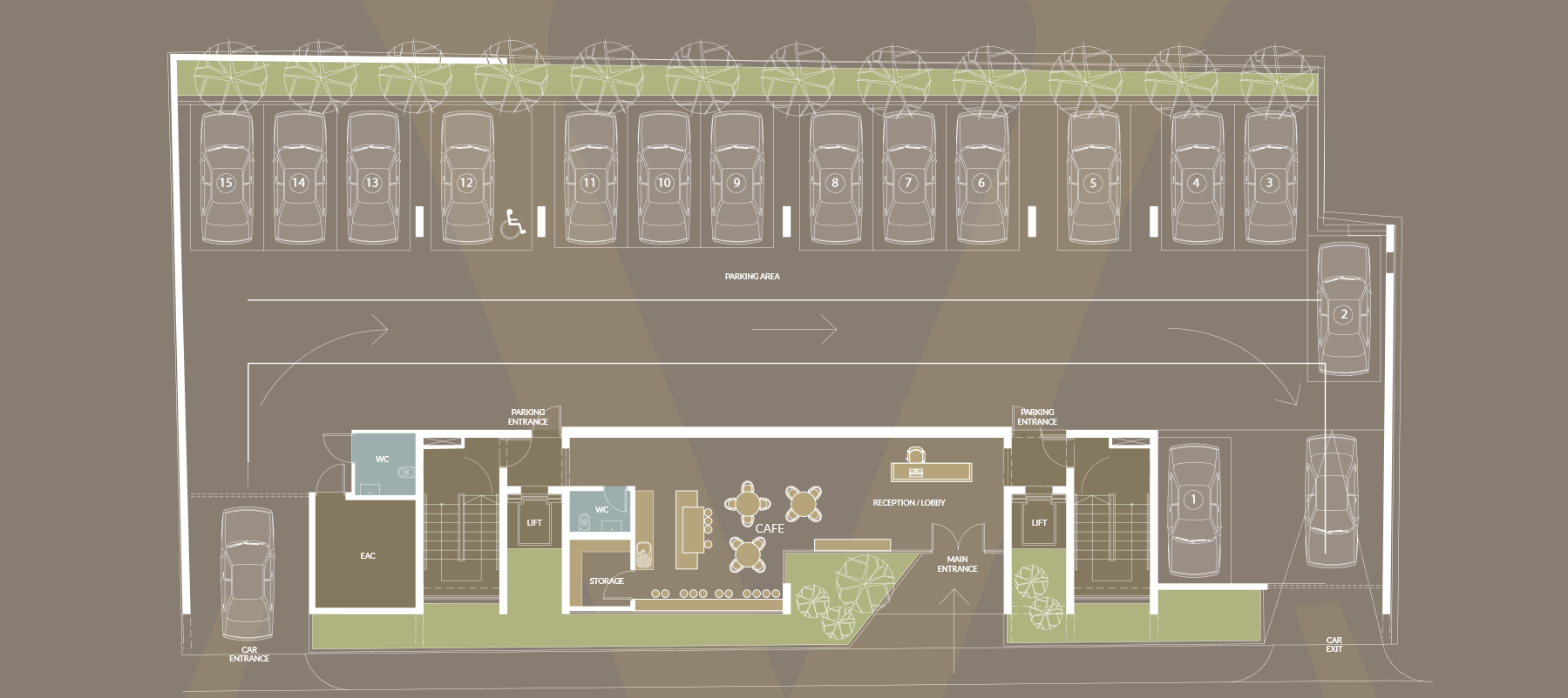 Lobby and Ground Floor Plan
