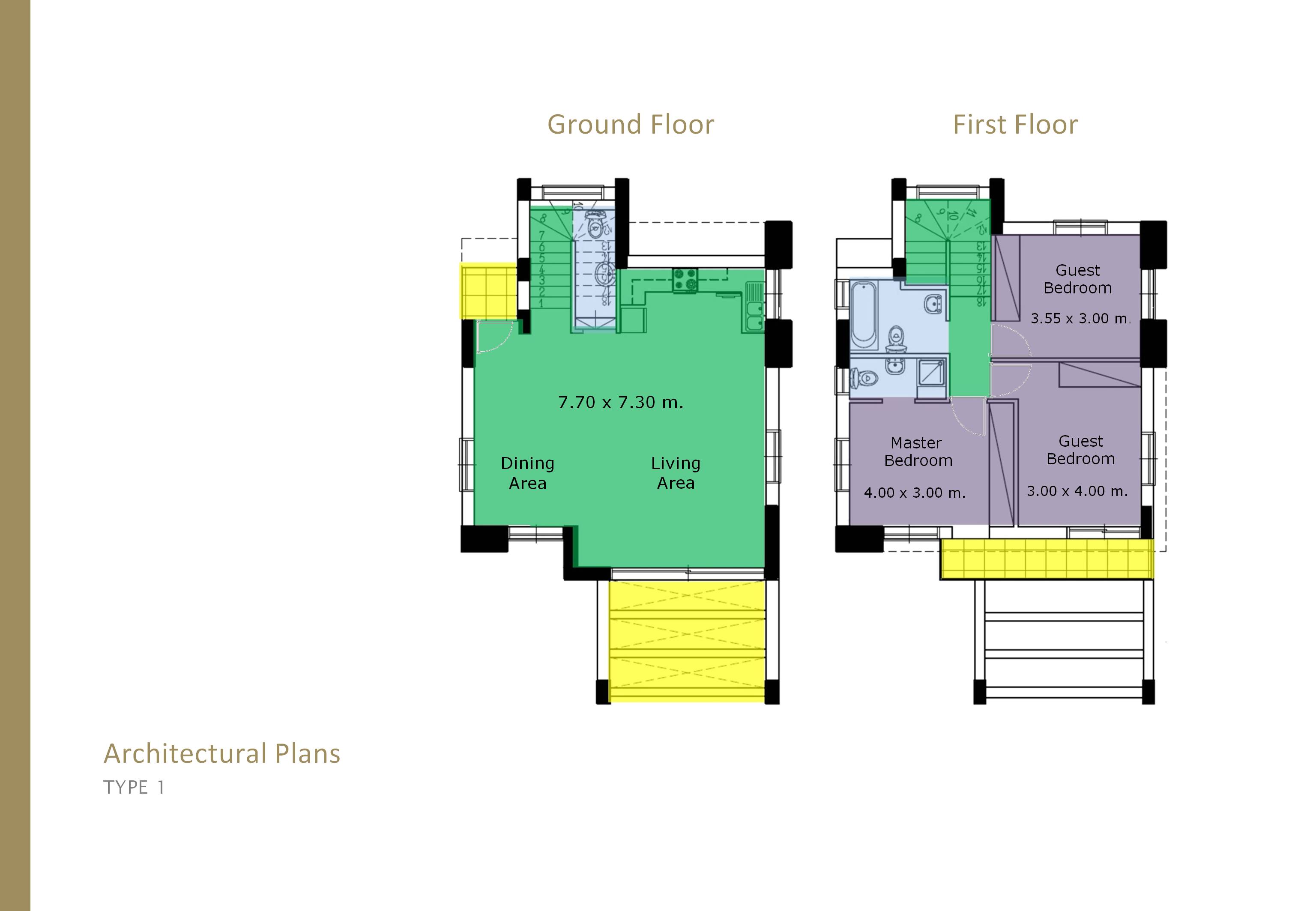 Type 1. Floor Plan