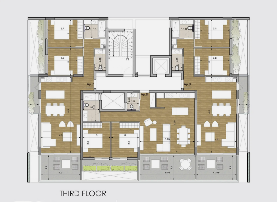 third floor plan