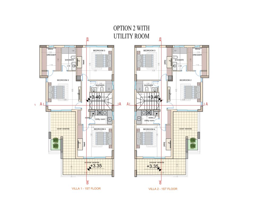 First Floor Plan Option 2 utility room