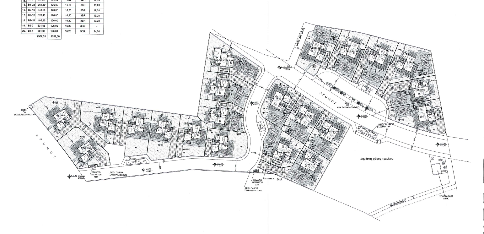 Semeli Villas Complex Layout
