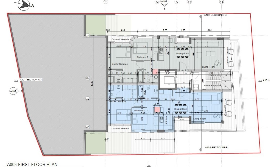 First Floor Plan A-A