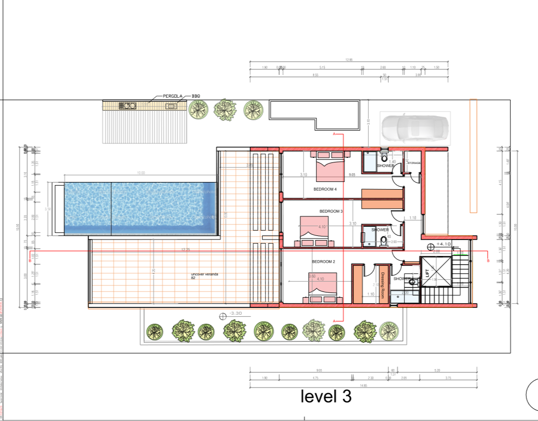 type b villa level 3