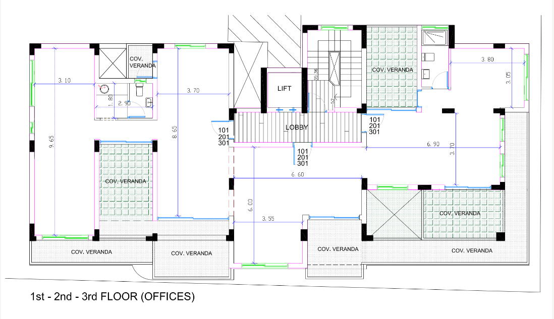 1-2-3 Floor Plans Offices