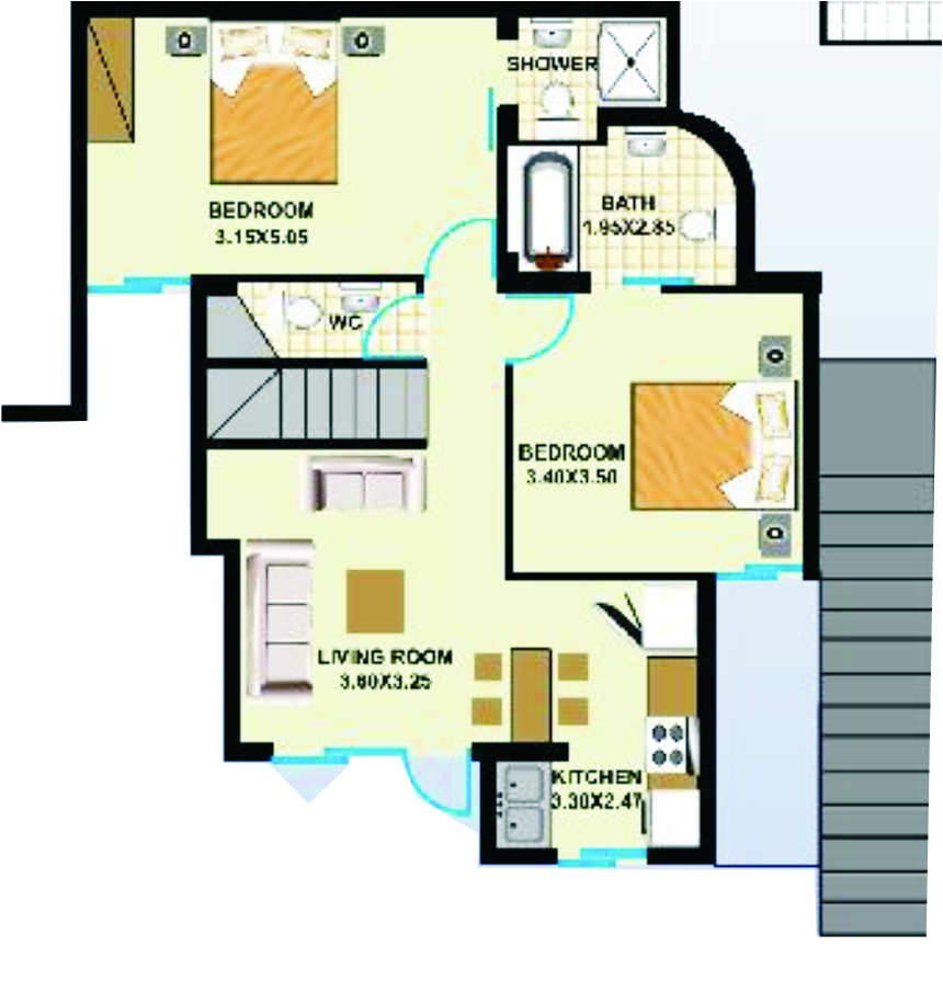 Villa 7 Master Plan Type 2 Underground Floor