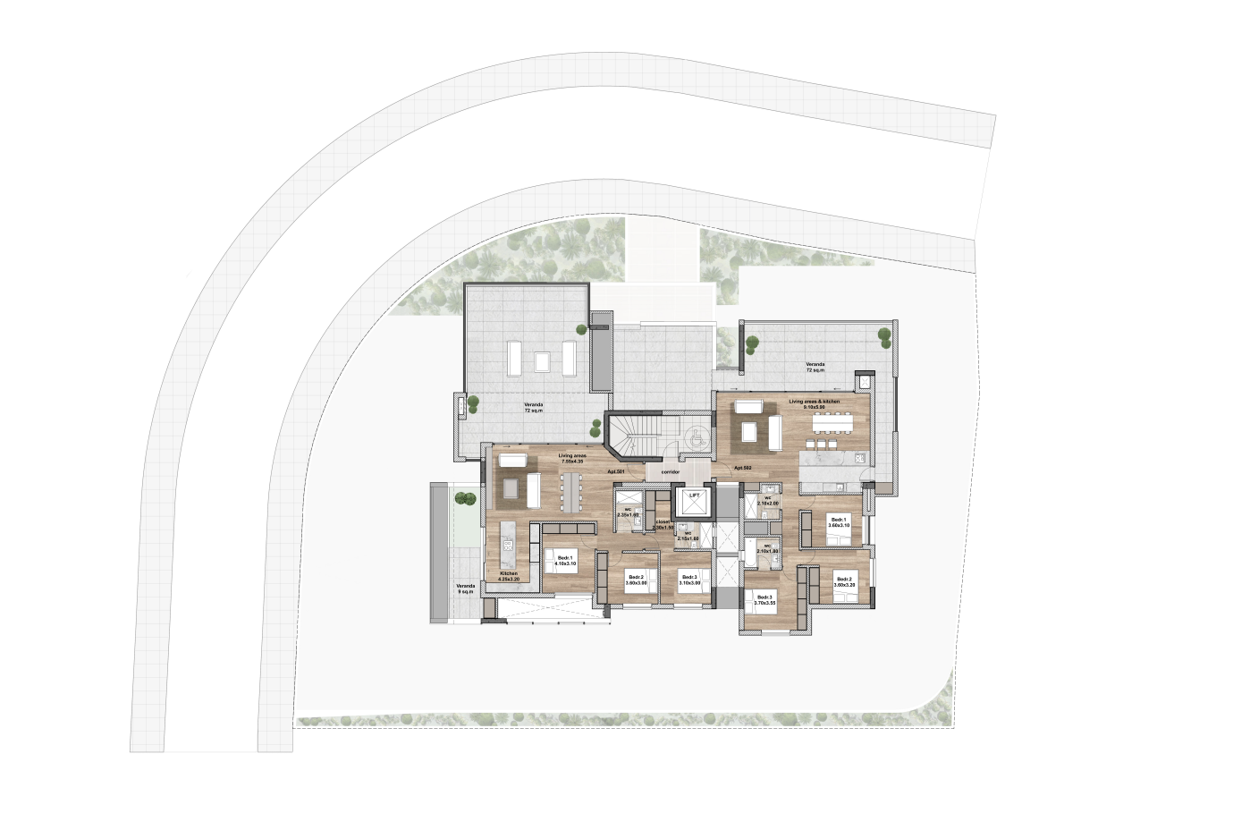 Fifth Floor Plan