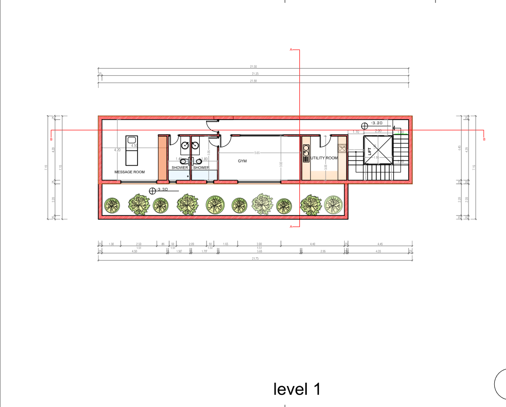 b type villa level 1