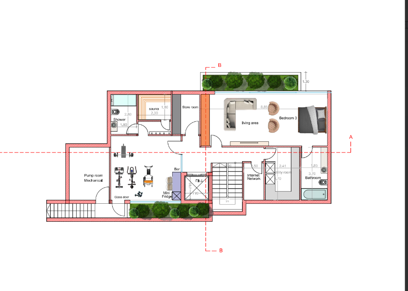 villa 3 floor plan